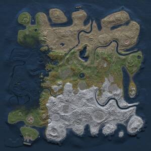 Thumbnail Rust Map: Procedural Map, Size: 4250, Seed: 783632847, 17 Monuments