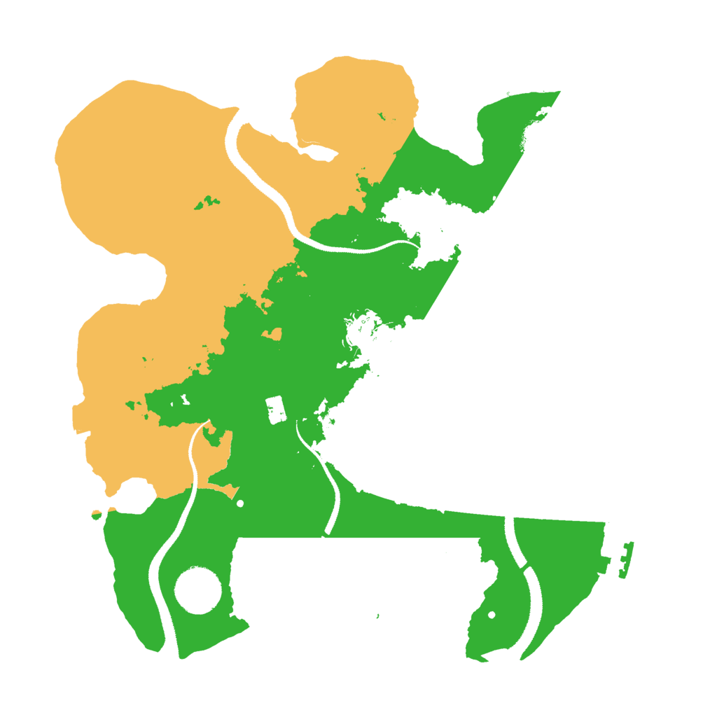Biome Rust Map: Procedural Map, Size: 2900, Seed: 23146