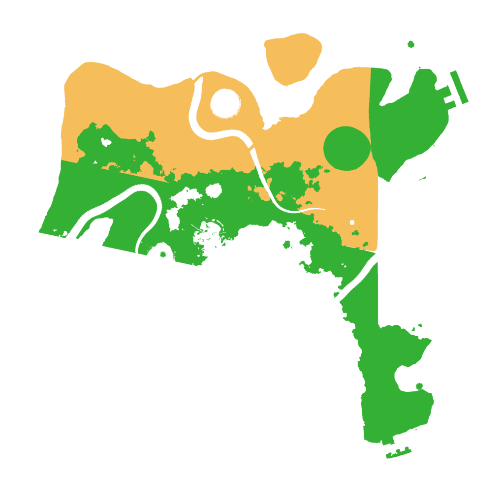 Biome Rust Map: Procedural Map, Size: 3000, Seed: 783043499