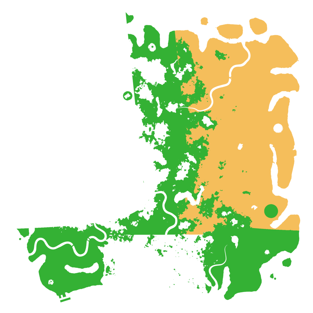 Biome Rust Map: Procedural Map, Size: 6000, Seed: 105497024