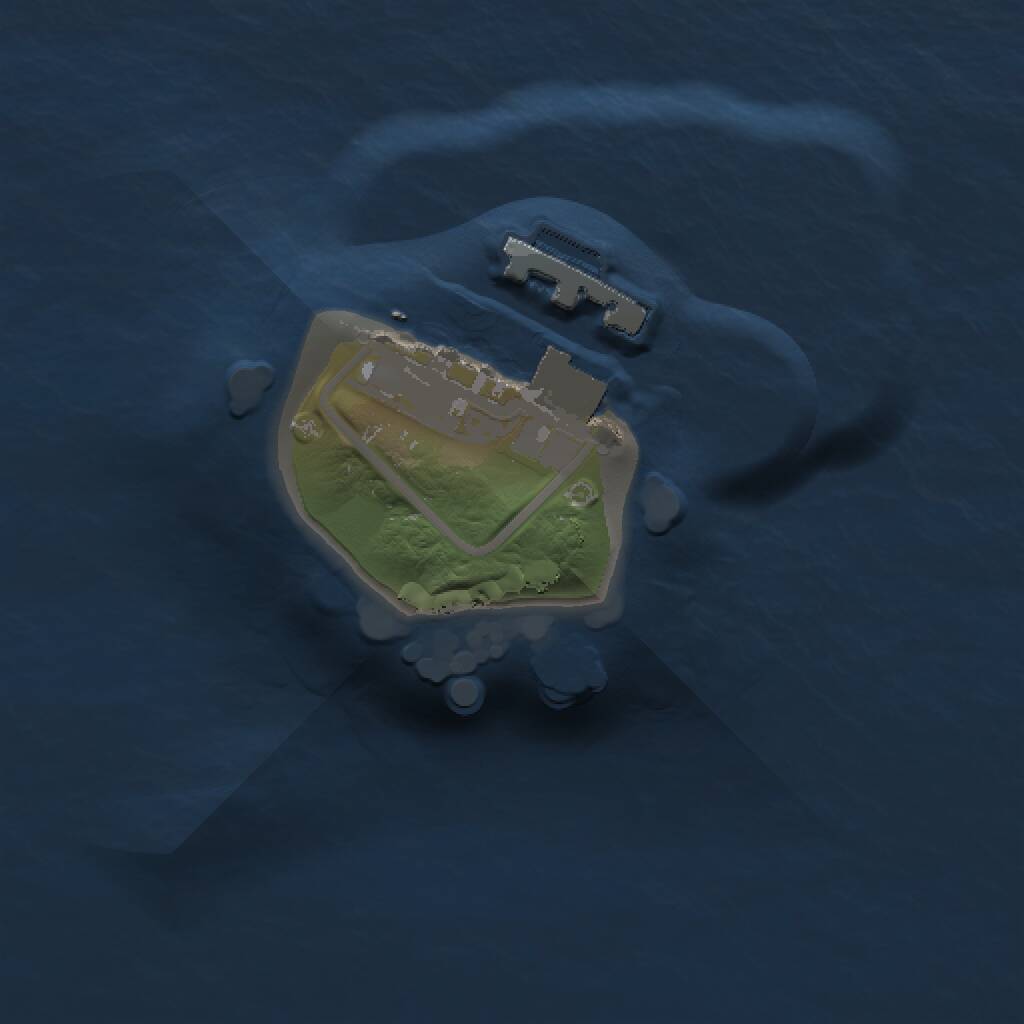 Rust Map: Procedural Map, Size: 1000, Seed: 570333678, 2 Monuments