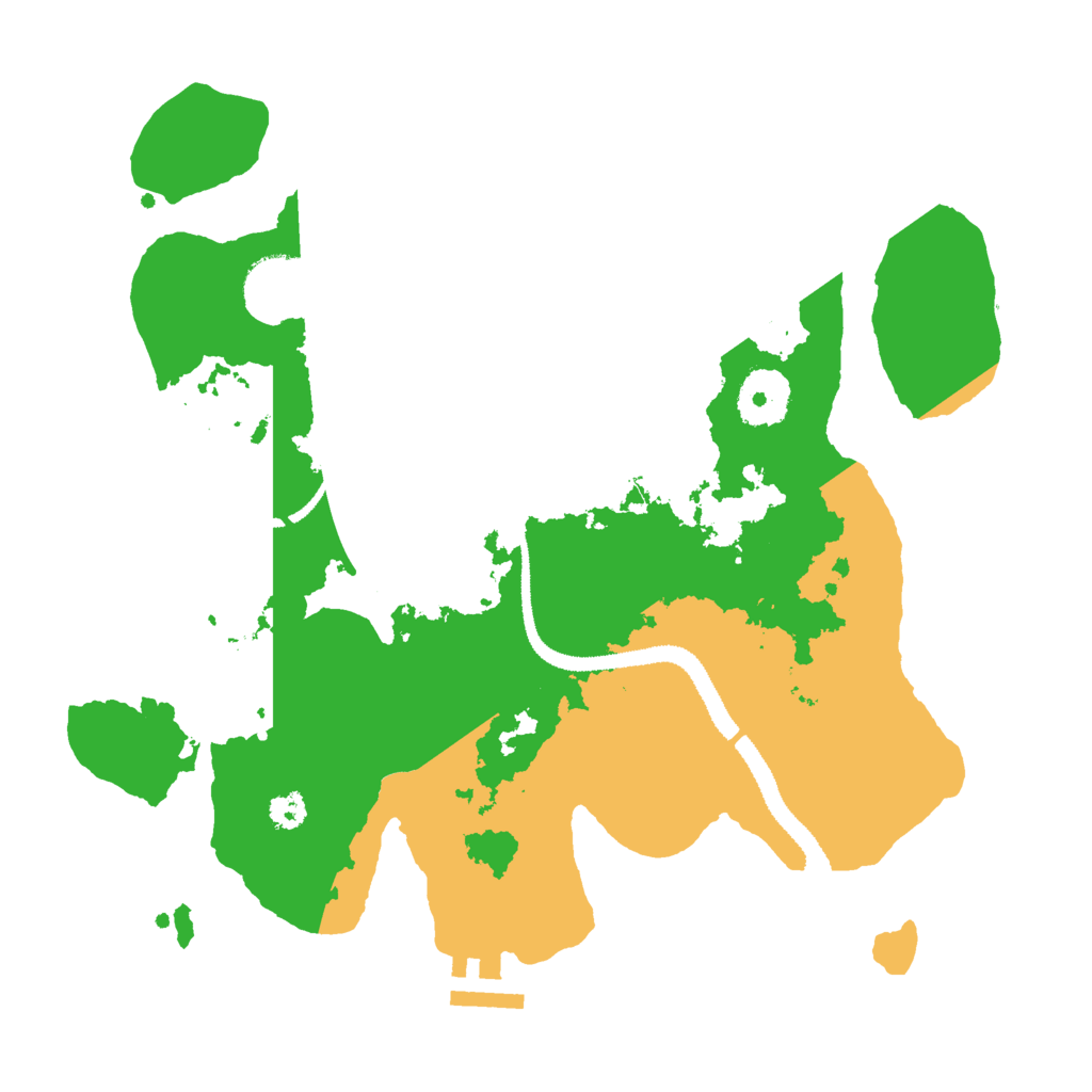 Biome Rust Map: Procedural Map, Size: 3000, Seed: 41443