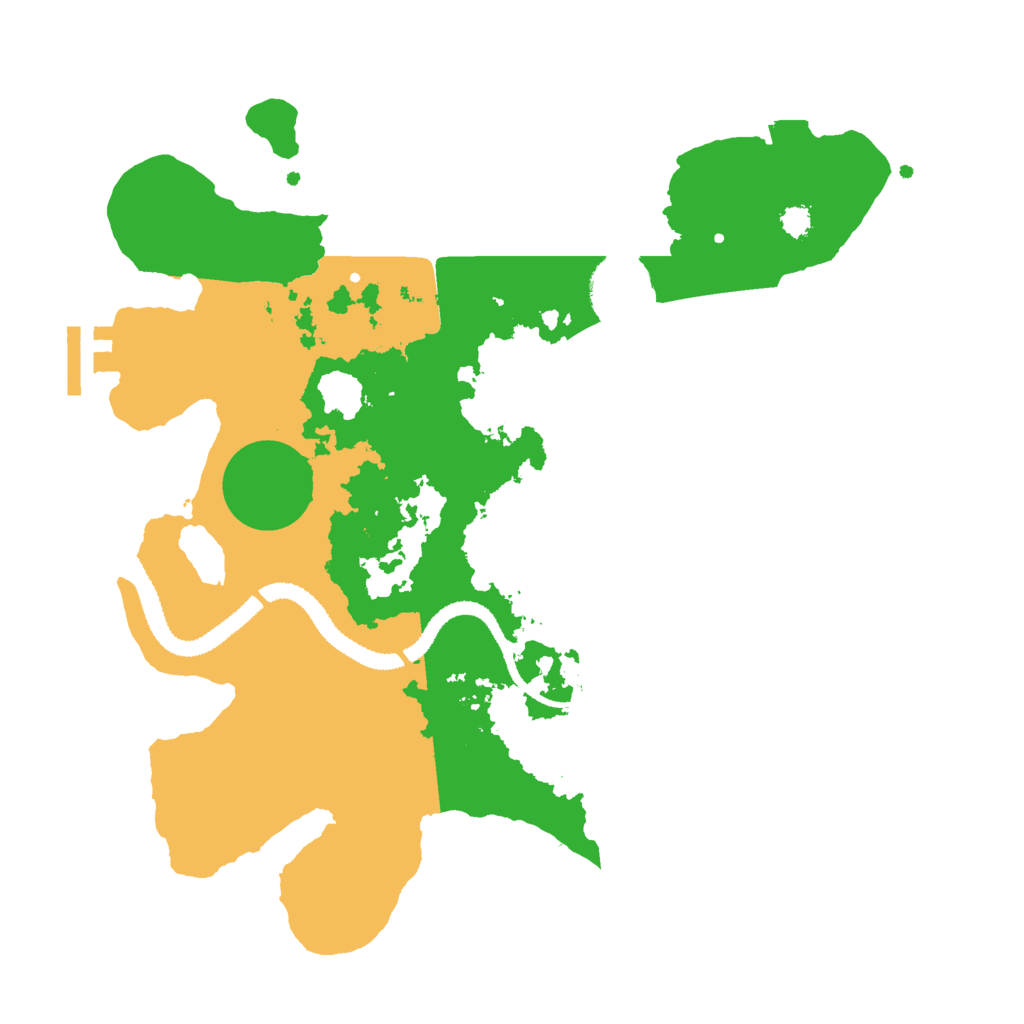 Biome Rust Map: Procedural Map, Size: 3000, Seed: 382815831