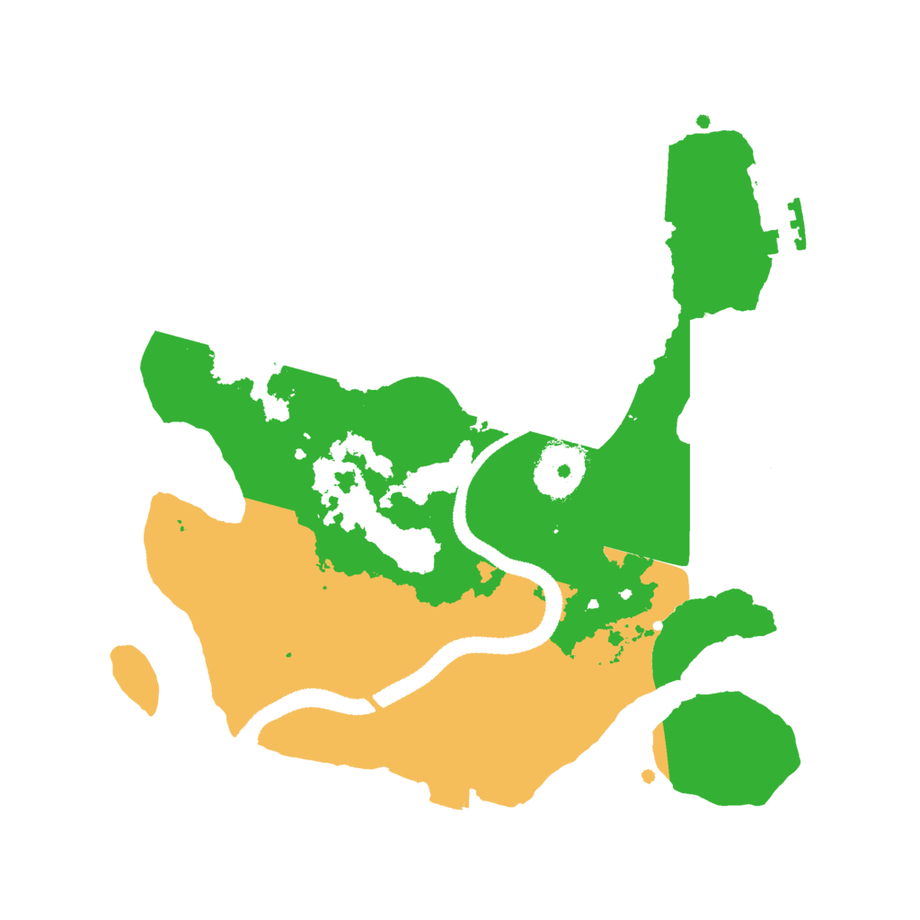 Biome Rust Map: Procedural Map, Size: 2700, Seed: 1759752091