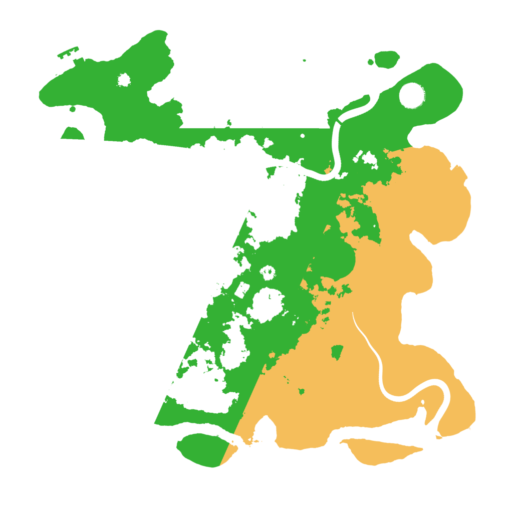 Biome Rust Map: Procedural Map, Size: 3500, Seed: 351982610