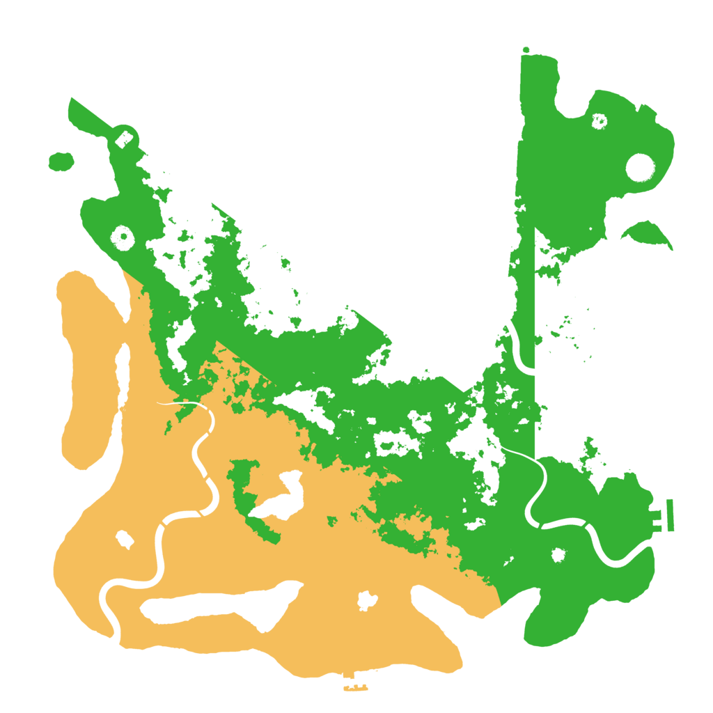 Biome Rust Map: Procedural Map, Size: 4500, Seed: 819123778