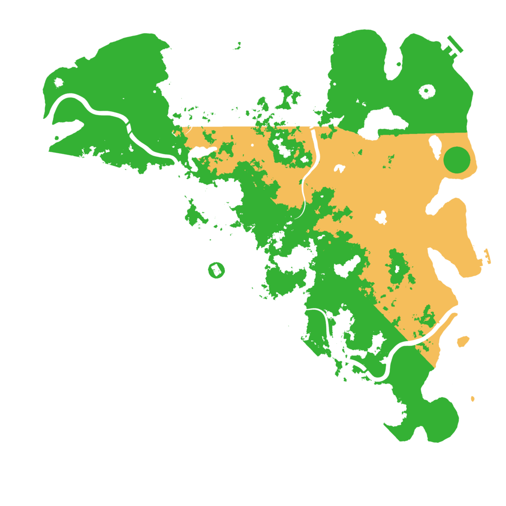 Biome Rust Map: Procedural Map, Size: 5000, Seed: 332447648