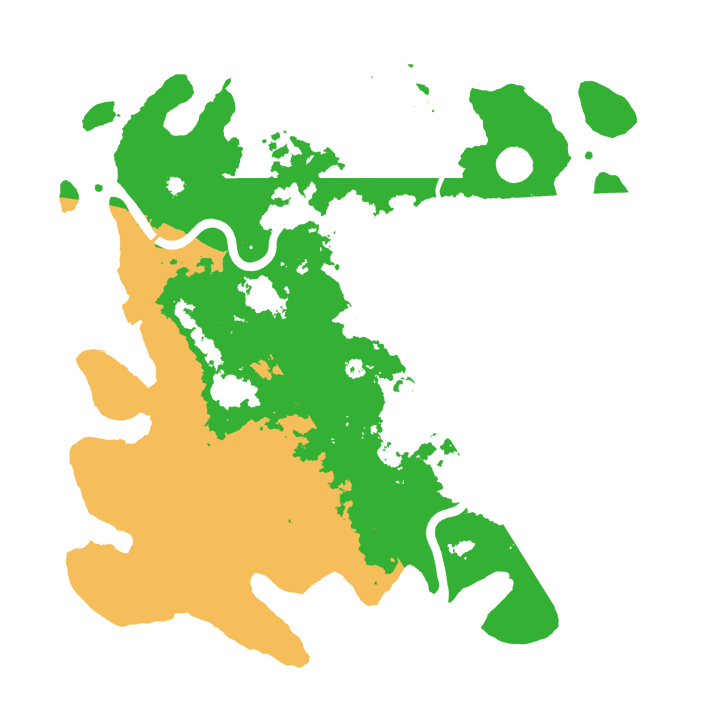 Biome Rust Map: Procedural Map, Size: 3650, Seed: 923845