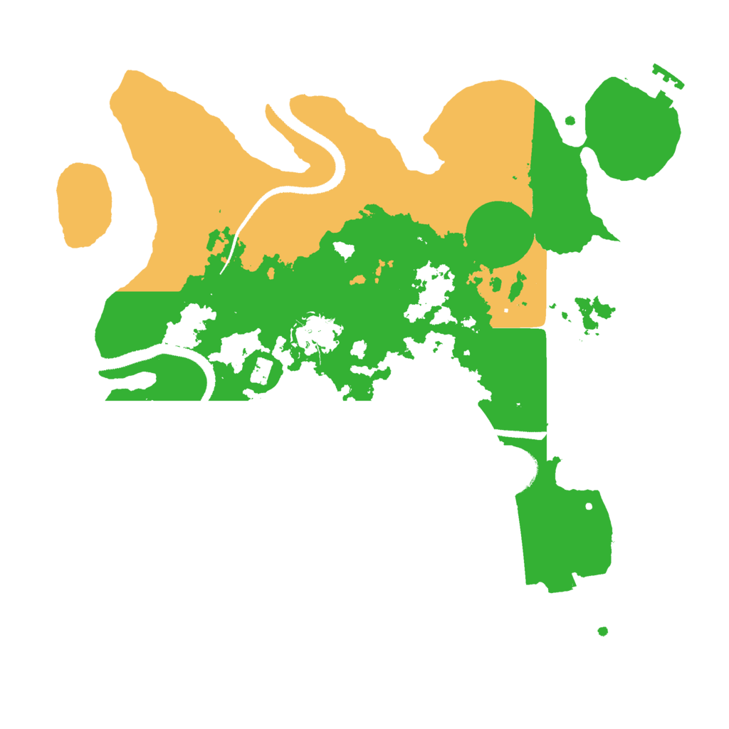 Biome Rust Map: Procedural Map, Size: 3000, Seed: 863981286