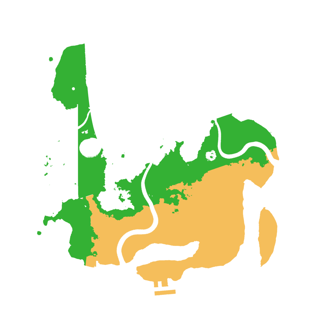 Biome Rust Map: Procedural Map, Size: 3000, Seed: 2025100615