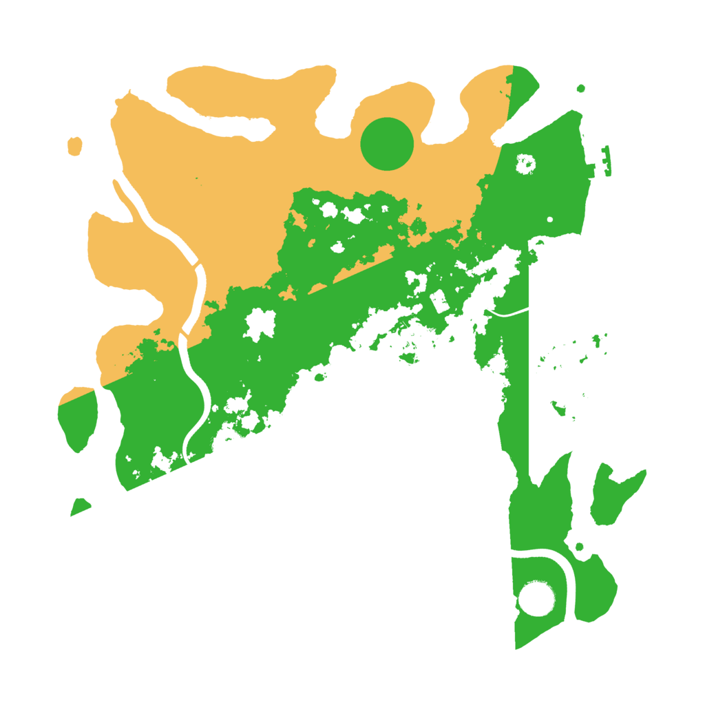 Biome Rust Map: Procedural Map, Size: 3496, Seed: 8690479