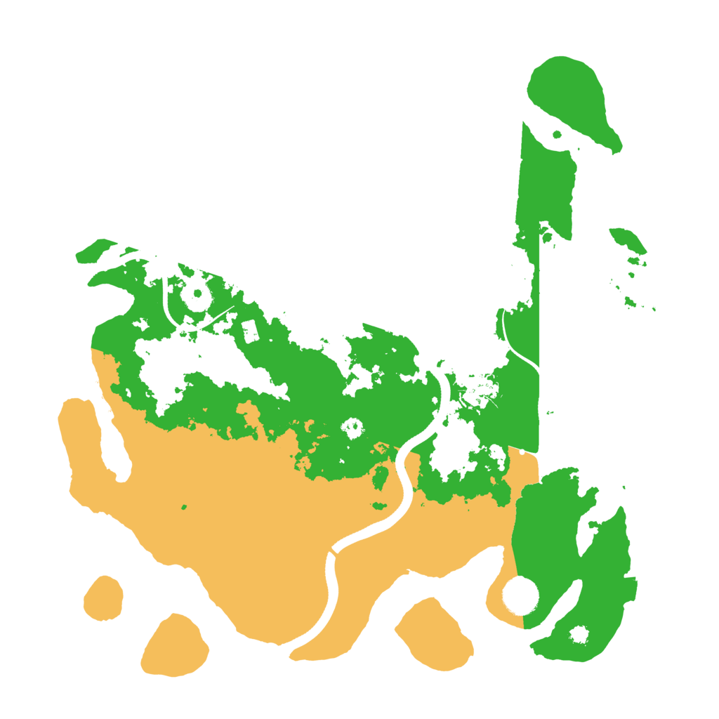Biome Rust Map: Procedural Map, Size: 3500, Seed: 355354828