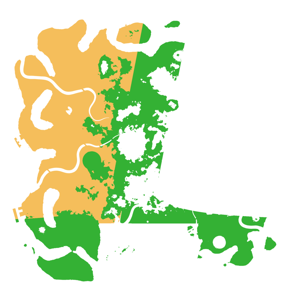 Biome Rust Map: Procedural Map, Size: 4250, Seed: 15645