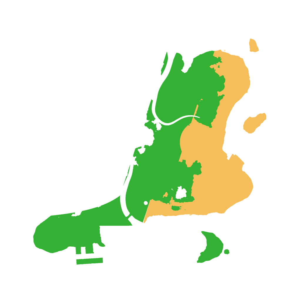 Biome Rust Map: Procedural Map, Size: 2300, Seed: 78357