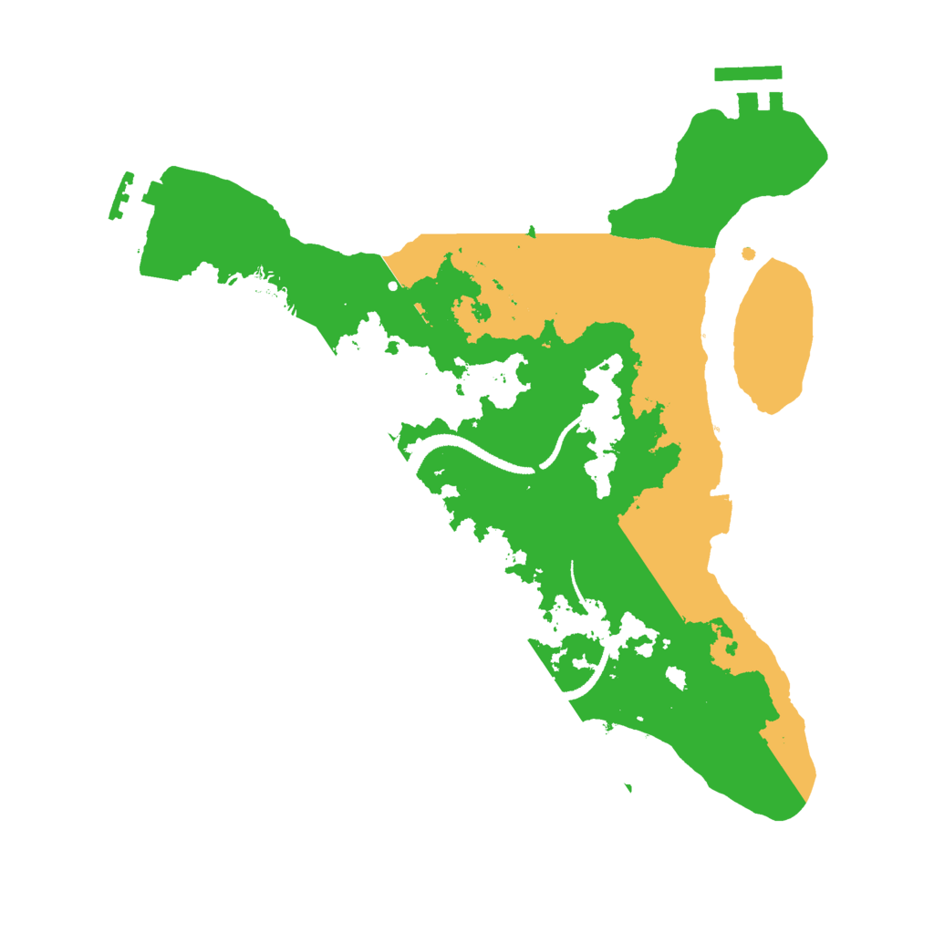 Biome Rust Map: Procedural Map, Size: 2800, Seed: 1164601050