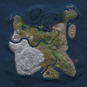 Thumbnail Rust Map: Procedural Map, Size: 2800, Seed: 1164601050, 10 Monuments