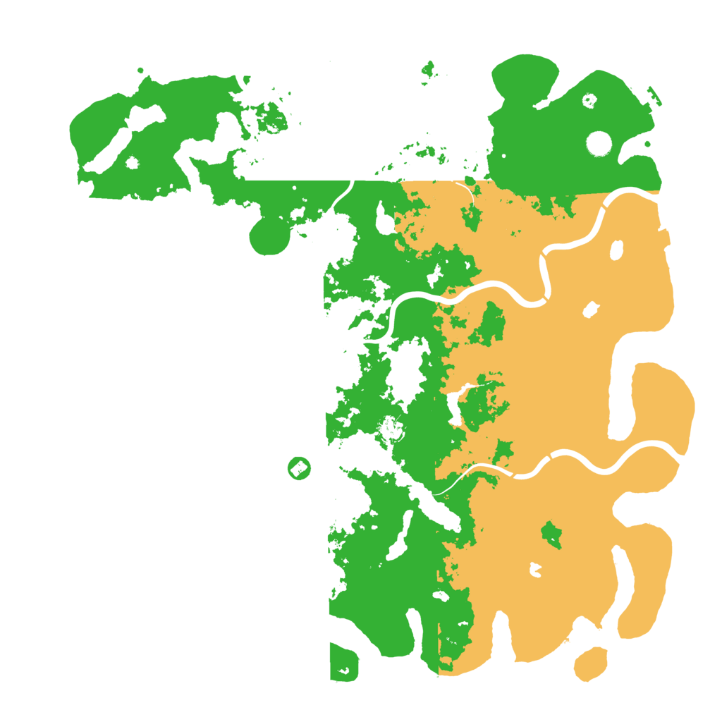 Biome Rust Map: Procedural Map, Size: 5000, Seed: 299849549