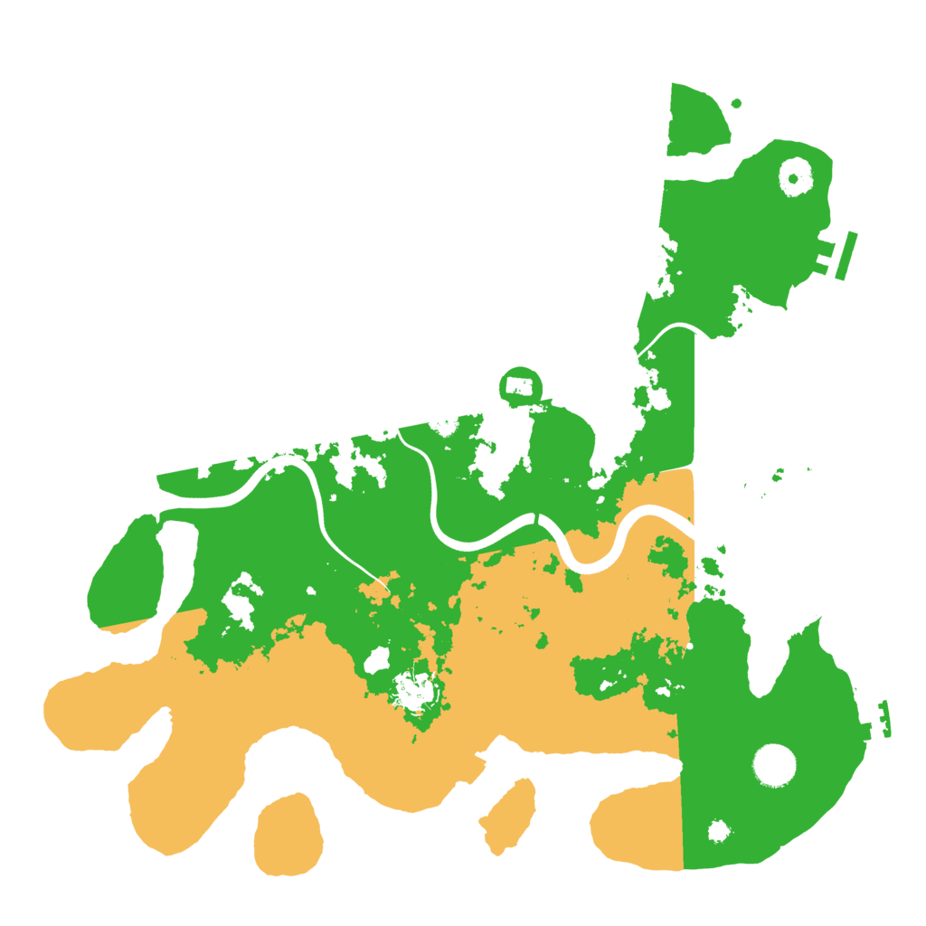 Biome Rust Map: Procedural Map, Size: 3800, Seed: 914571210