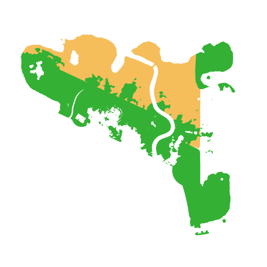 Biome Rust Map: Procedural Map, Size: 3000, Seed: 805861044