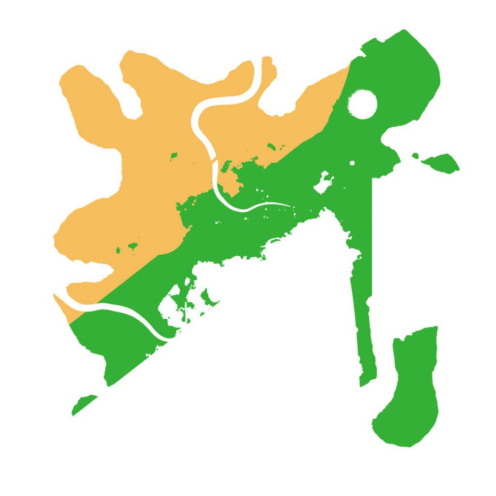 Biome Rust Map: Procedural Map, Size: 3000, Seed: 1385307360