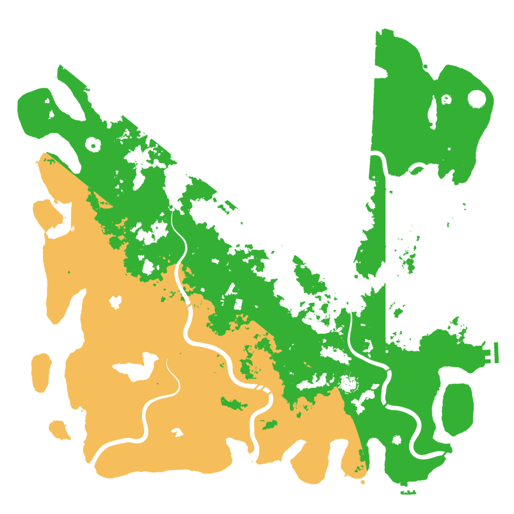 Biome Rust Map: Procedural Map, Size: 5000, Seed: 1034952052