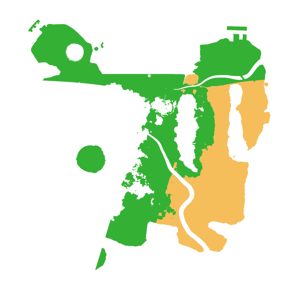 Biome Rust Map: Procedural Map, Size: 3000, Seed: 1774236669