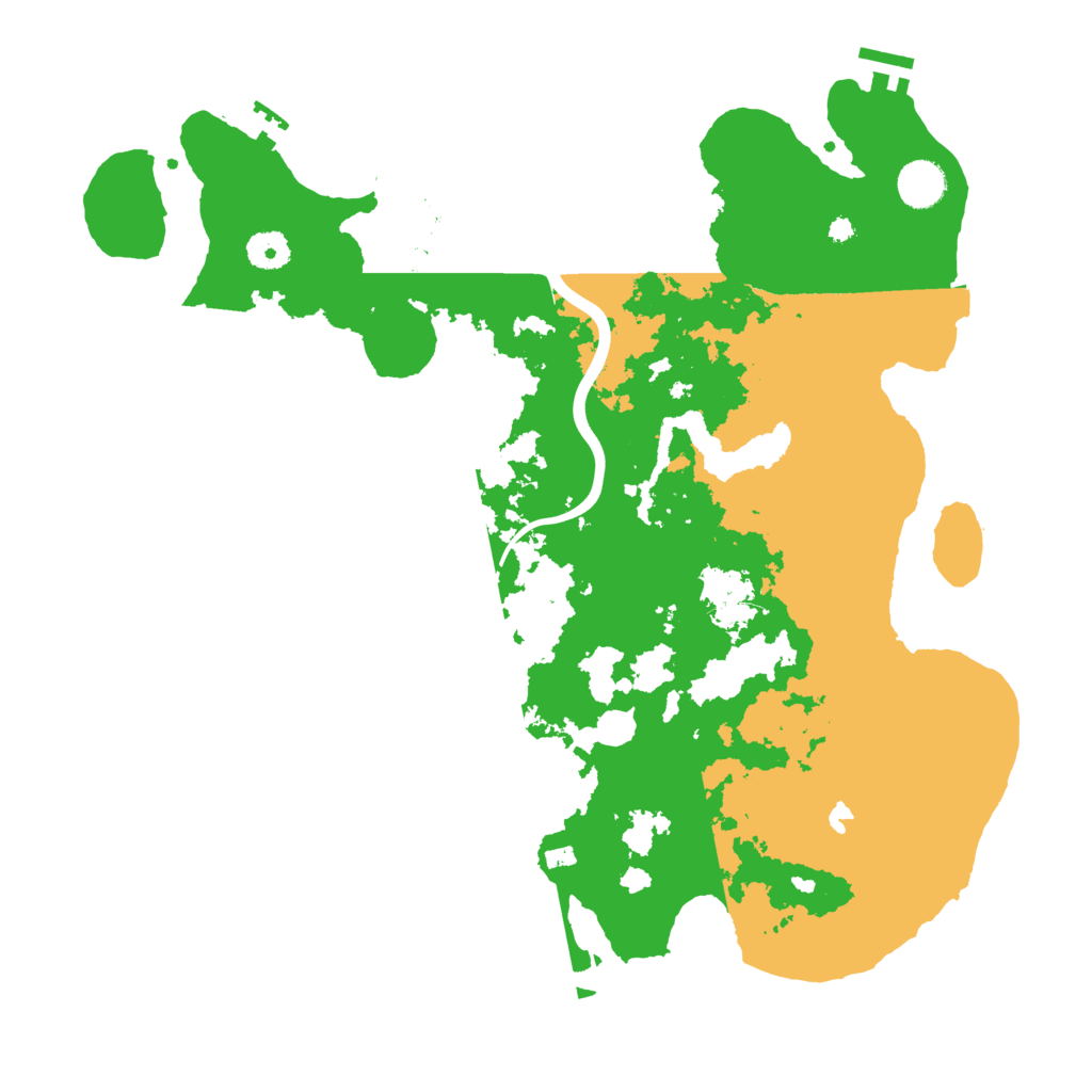 Biome Rust Map: Procedural Map, Size: 4000, Seed: 45672