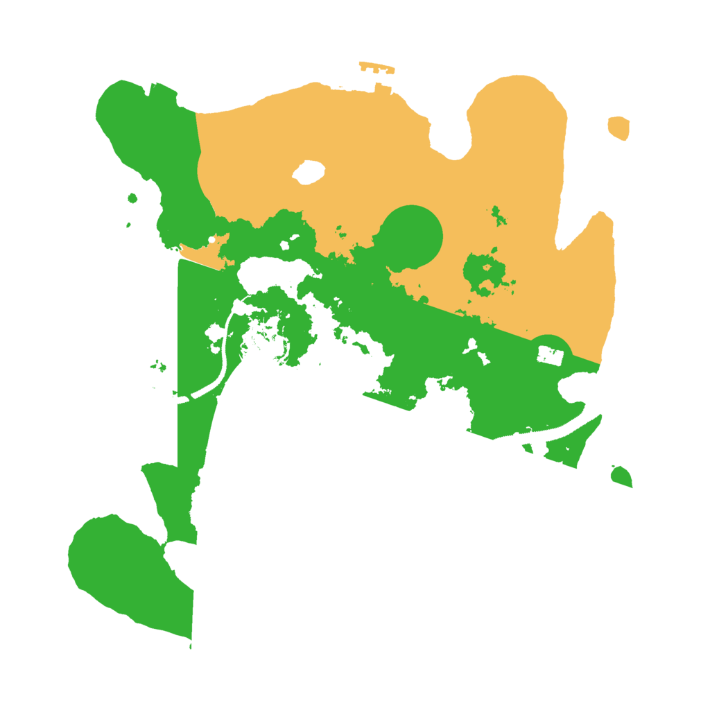 Biome Rust Map: Procedural Map, Size: 3000, Seed: 9662