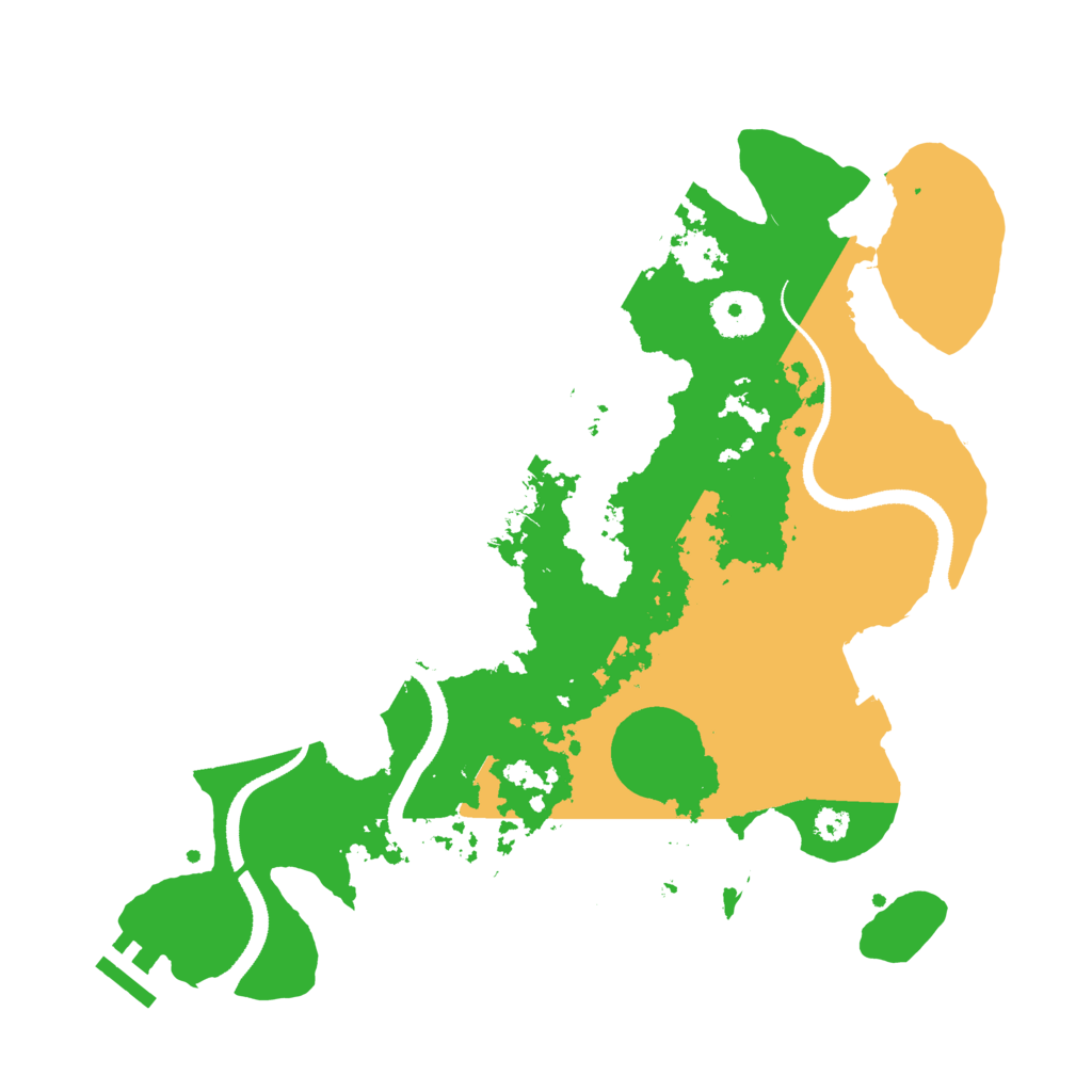 Biome Rust Map: Procedural Map, Size: 3250, Seed: 1098952153