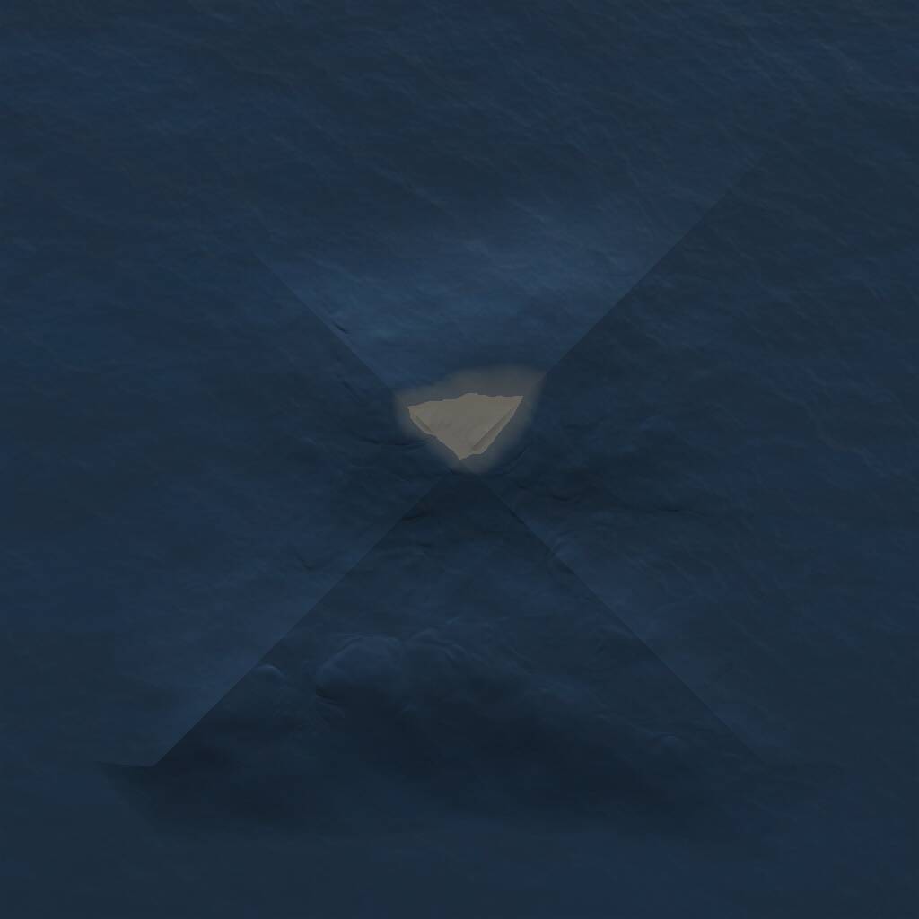 Rust Map: Procedural Map, Size: 1000, Seed: 1034542132, 1 Monuments