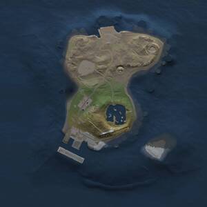 Thumbnail Rust Map: Procedural Map, Size: 1500, Seed: 834583456, 3 Monuments