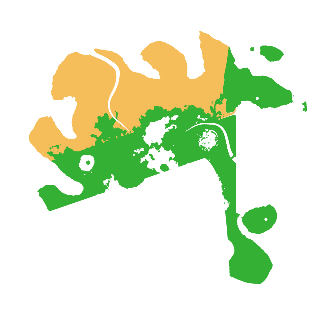 Biome Rust Map: Procedural Map, Size: 3000, Seed: 1408415566