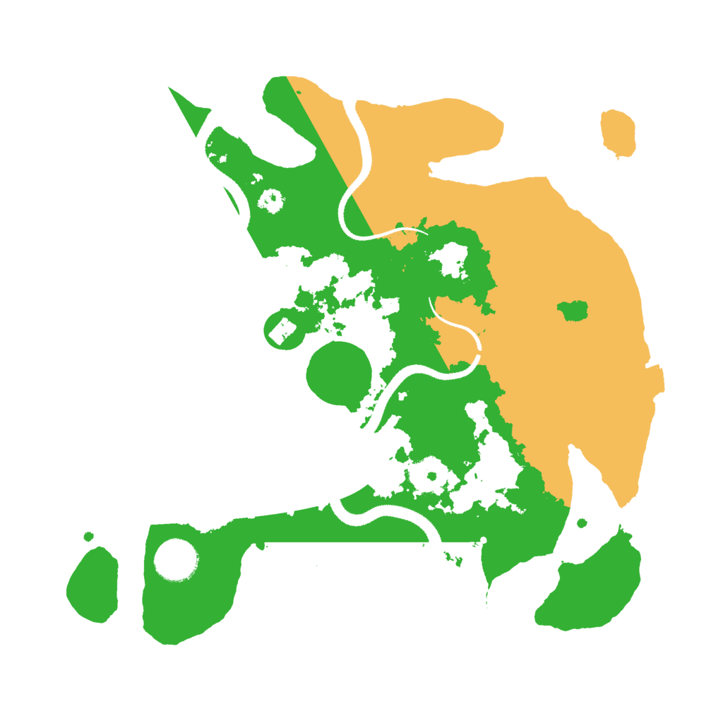 Biome Rust Map: Procedural Map, Size: 3000, Seed: 32170