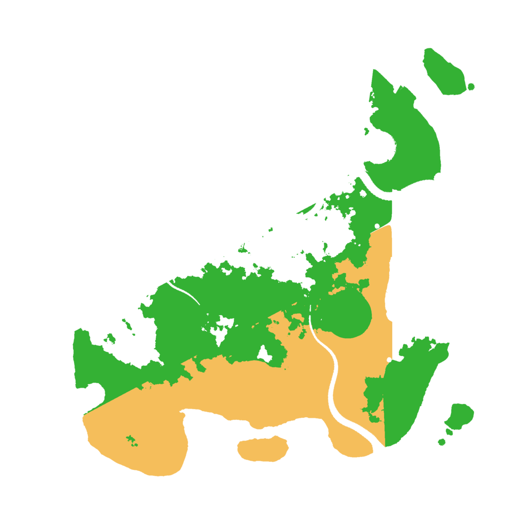Biome Rust Map: Procedural Map, Size: 3000, Seed: 1441044169