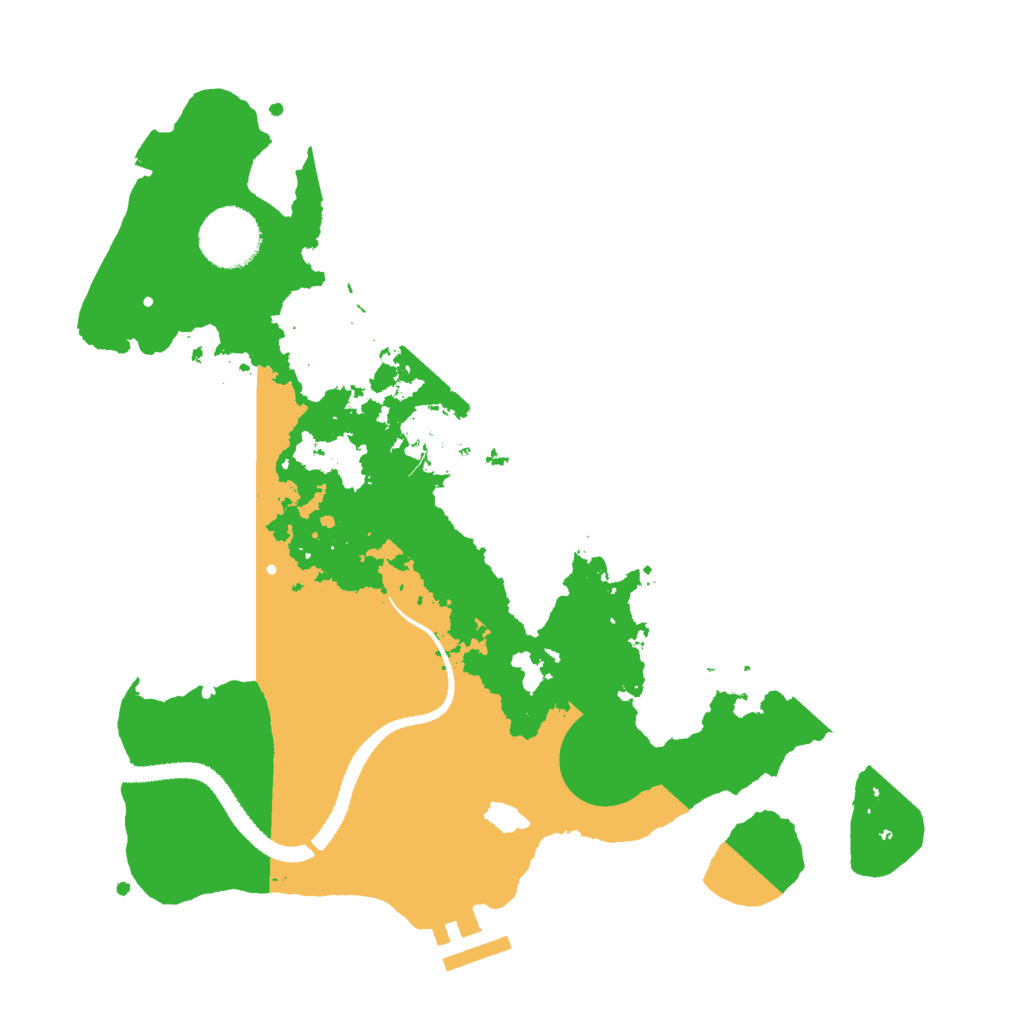 Biome Rust Map: Procedural Map, Size: 3000, Seed: 68214