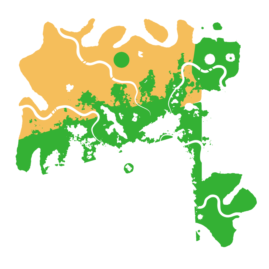 Biome Rust Map: Procedural Map, Size: 4500, Seed: 1268747635