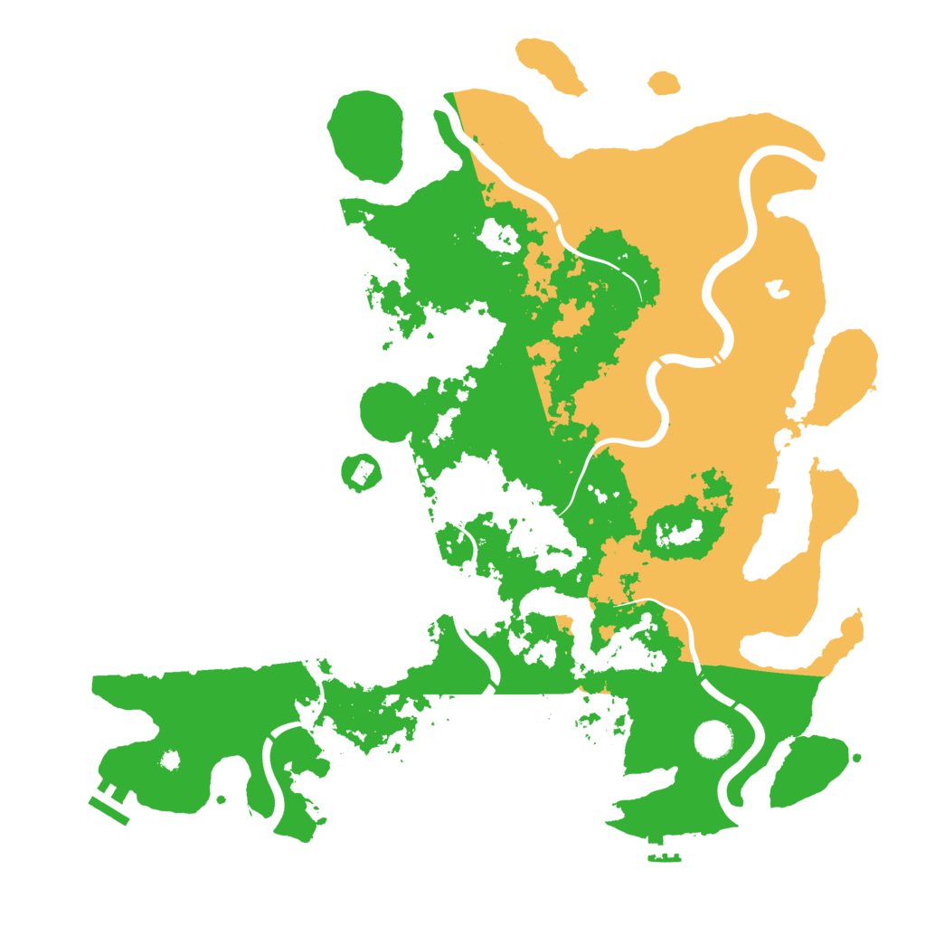 Biome Rust Map: Procedural Map, Size: 4250, Seed: 247822167