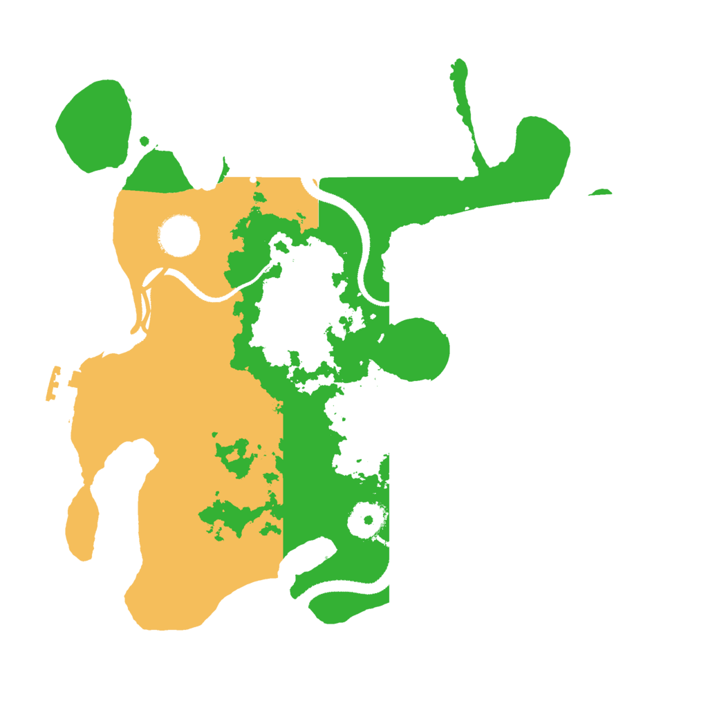 Biome Rust Map: Procedural Map, Size: 3000, Seed: 1103313193