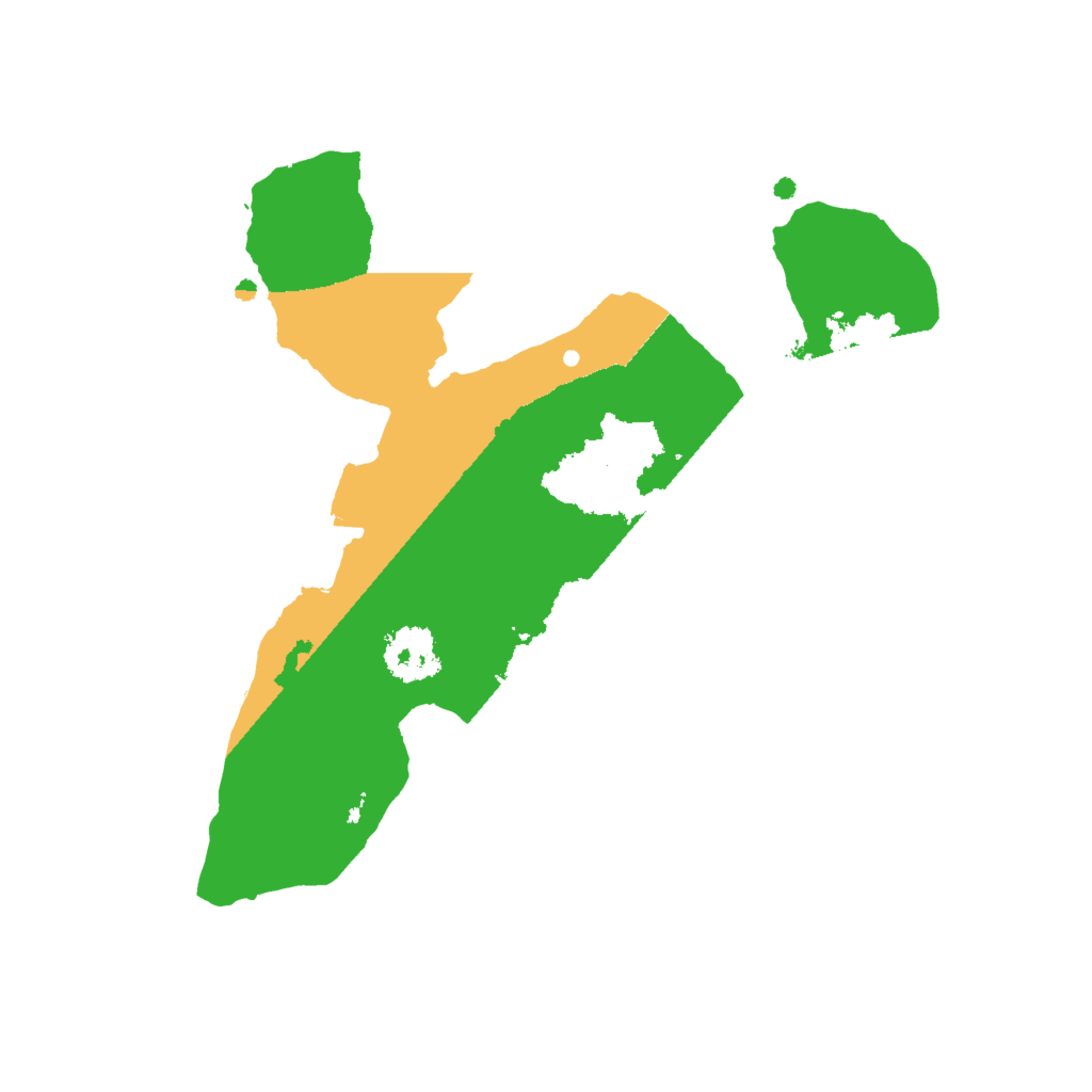 Biome Rust Map: Procedural Map, Size: 2000, Seed: 947189162