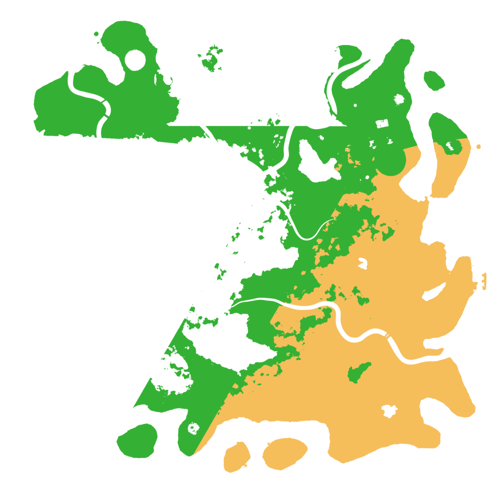 Biome Rust Map: Procedural Map, Size: 4500, Seed: 955375020