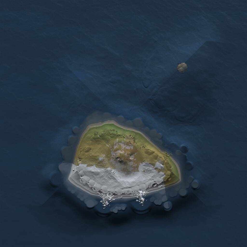 Rust Map: Procedural Map, Size: 1000, Seed: 2312343, 1 Monuments