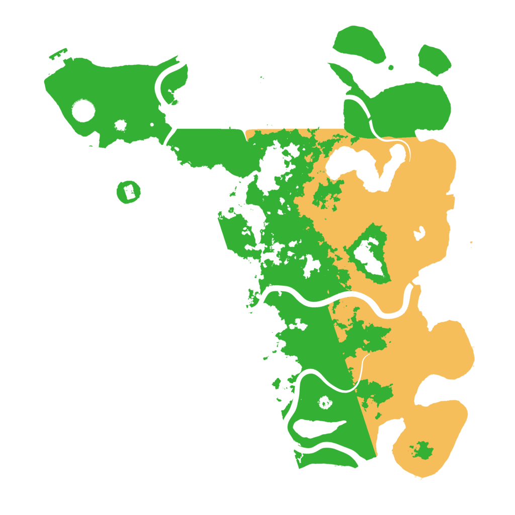 Biome Rust Map: Procedural Map, Size: 4000, Seed: 83495766