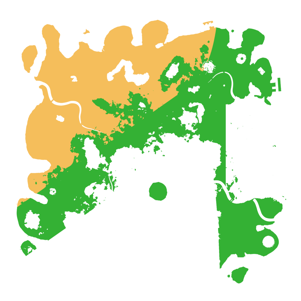 Biome Rust Map: Procedural Map, Size: 4500, Seed: 1416969127