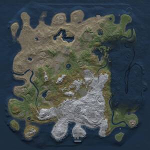 Thumbnail Rust Map: Procedural Map, Size: 4500, Seed: 1416969127, 15 Monuments