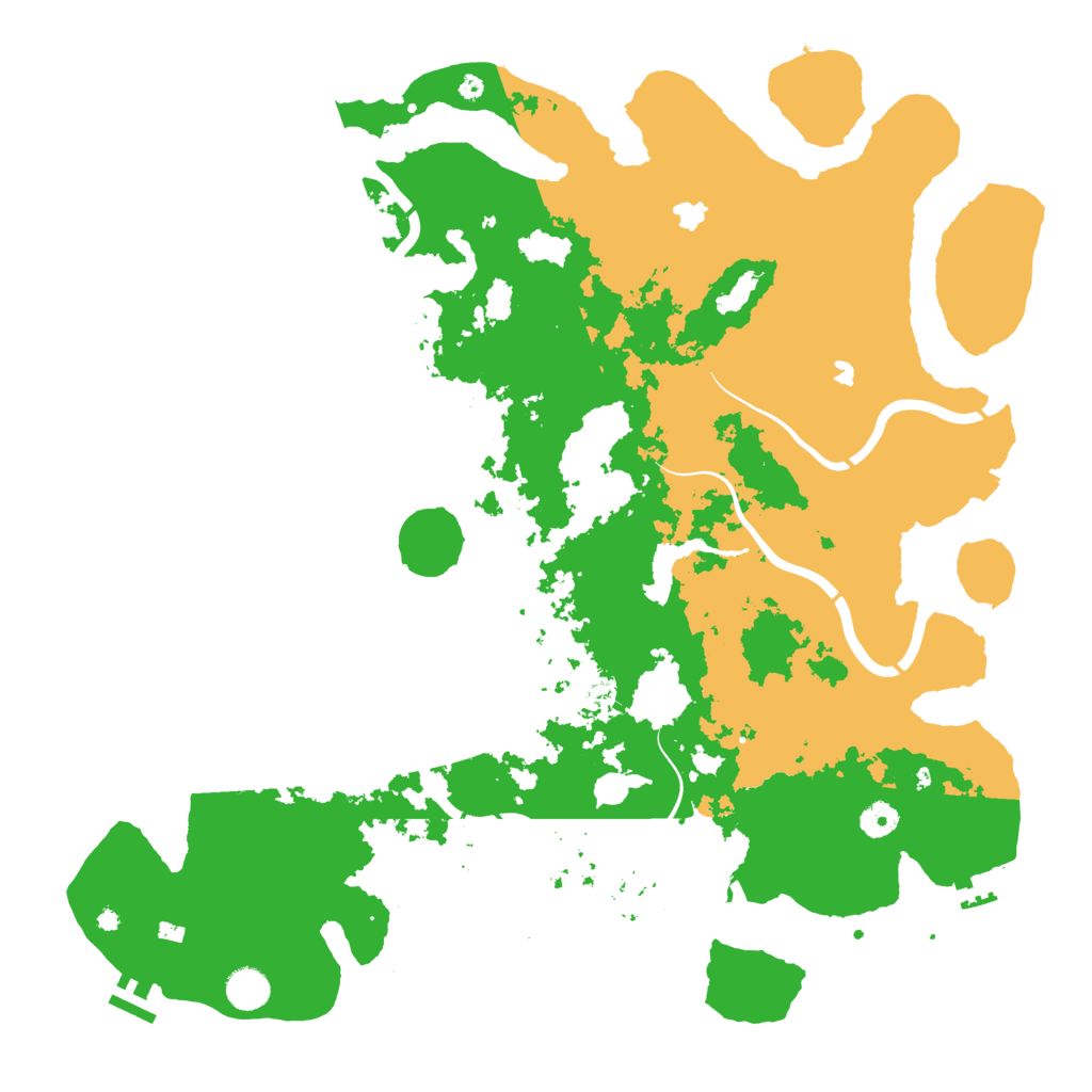 Biome Rust Map: Procedural Map, Size: 4500, Seed: 1606497429