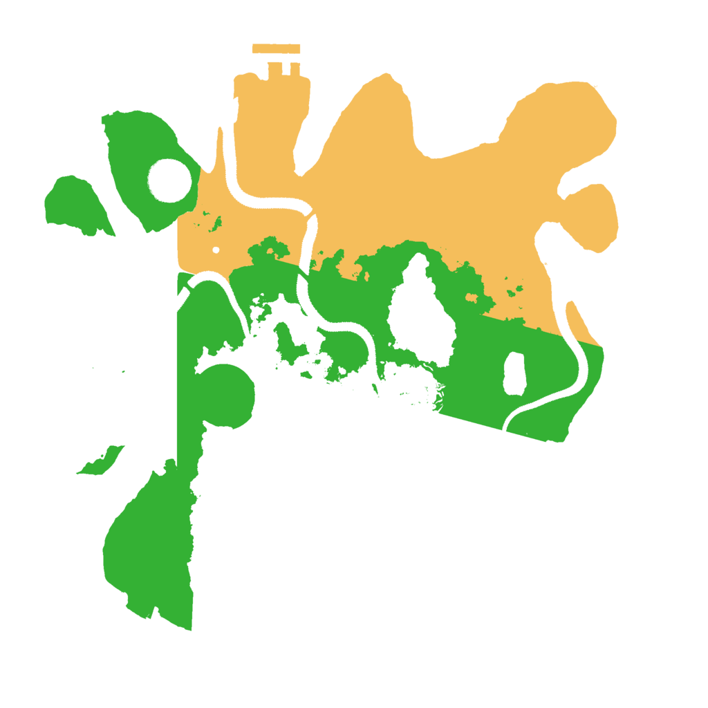 Biome Rust Map: Procedural Map, Size: 3000, Seed: 31452