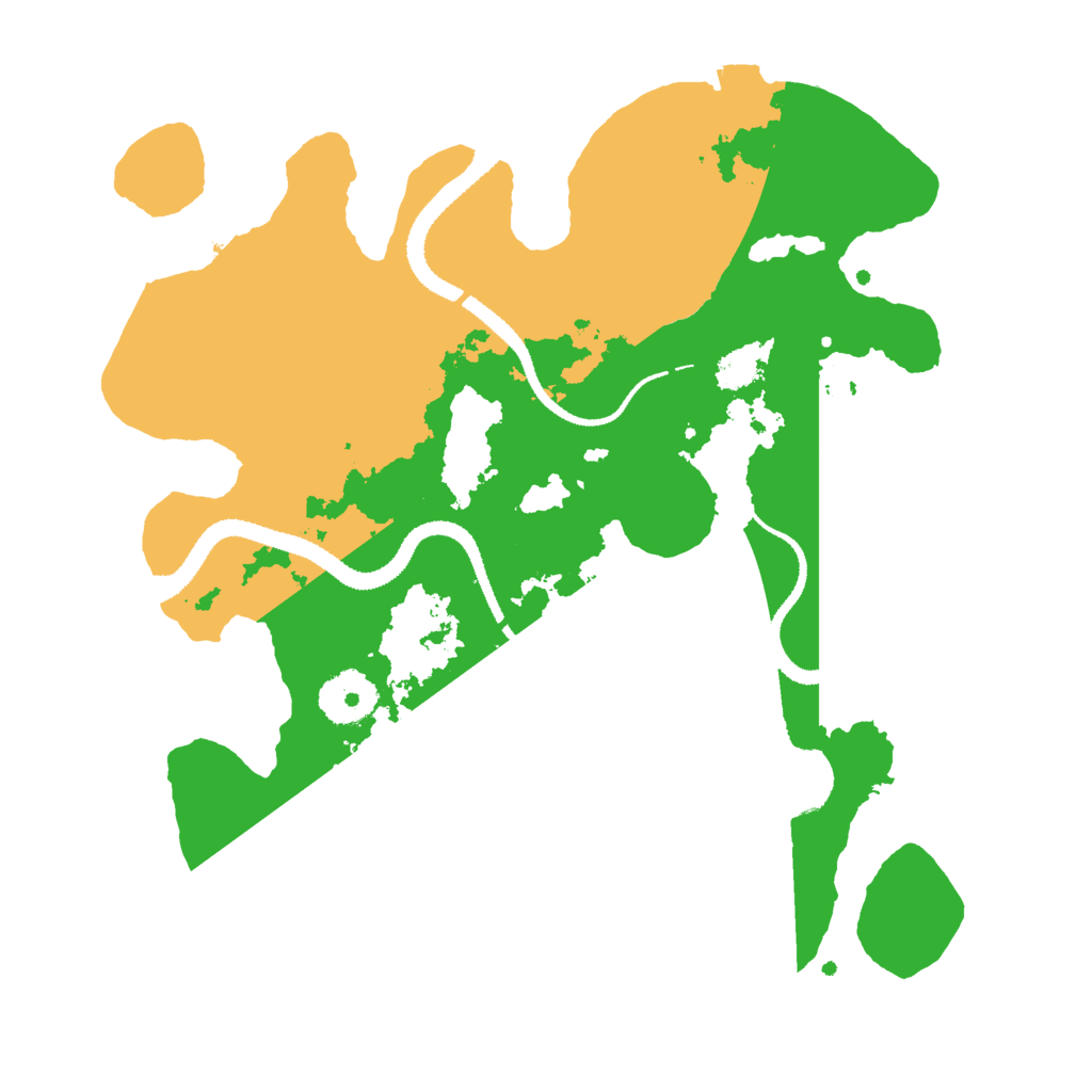 Biome Rust Map: Procedural Map, Size: 3000, Seed: 551977