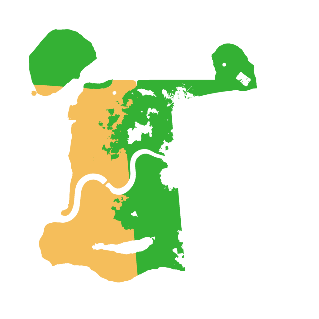 Biome Rust Map: Procedural Map, Size: 2500, Seed: 671854290