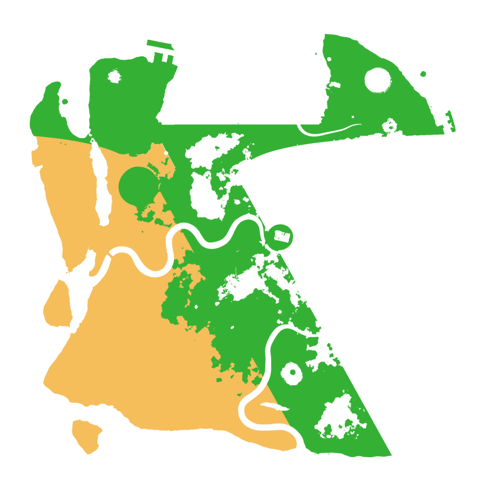 Biome Rust Map: Procedural Map, Size: 3500, Seed: 1850243385