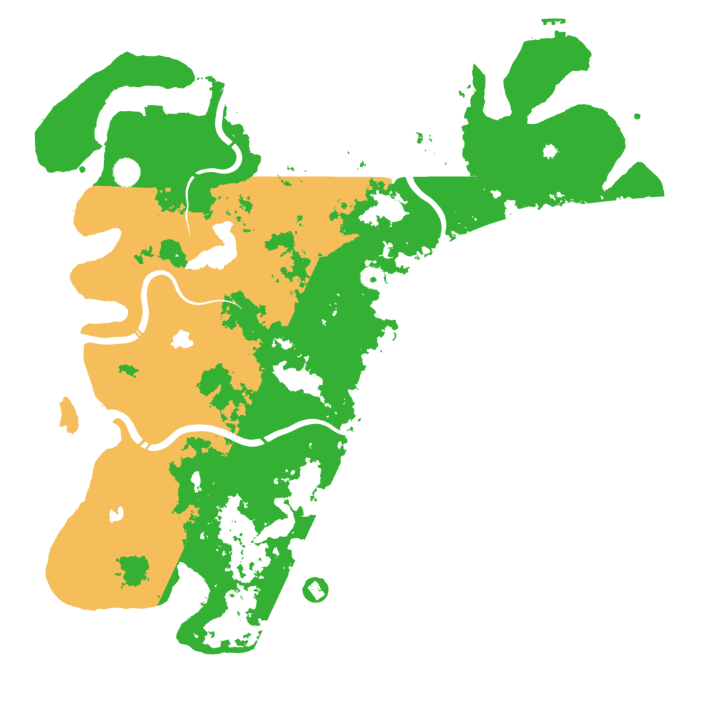 Biome Rust Map: Procedural Map, Size: 4500, Seed: 872253708